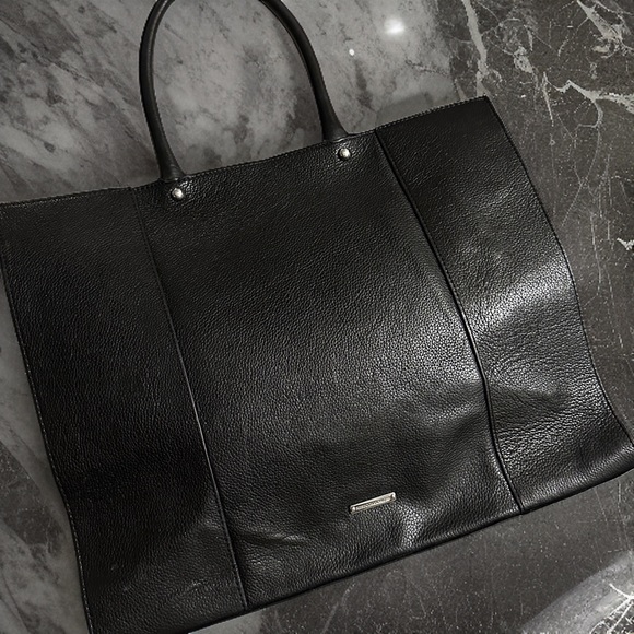 Rebecca Minkoff Large MAB Saffiano Leather Shoulder Purse Tote Bag - Picture 16 of 16